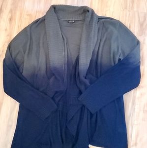 Torrid ombre open front sweater